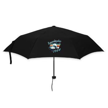 1954 Birthday Sauerländer Original Retro Sunset - Umbrella (small) - black - Front