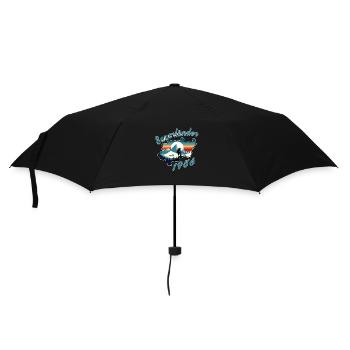 1956 Birthday Sauerländer Original Retro Sunset - Umbrella (small) - black - Front