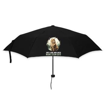 Maine Coon Kitten Maine Coon Cat - Umbrella (small) - black - Front
