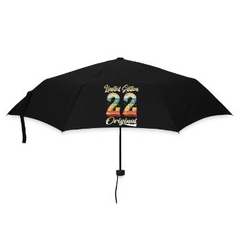 102 ans anniversaire vintage 1922 édition limitée - Parapluie standard - noir - Devant
