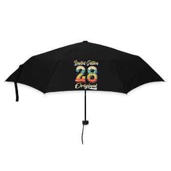 96 ans anniversaire vintage 1928 édition limitée - Parapluie standard - noir - Devant