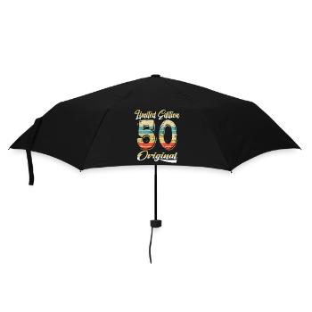 74 Years Birthday Vintage 1950's Limited Edition - Umbrella (small) - black - Front