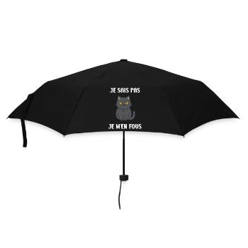 Humout chat chartreux - Parapluie standard - noir - Devant
