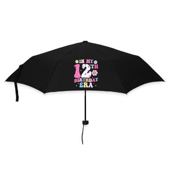 Welcome to the 12th Birthday Age - Umbrella (small) - black - Front