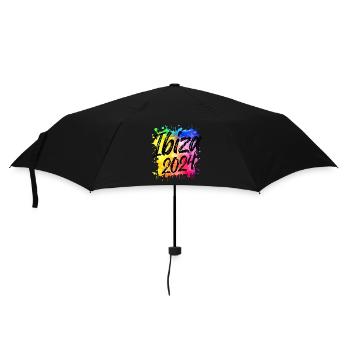 Ibiza 2024 Colorful Blob - Umbrella (small) - black - Front