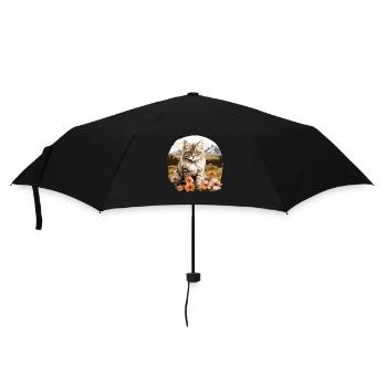 Ragamuffin Chaton Ragamuffin Chat - Parapluie standard - noir - Devant