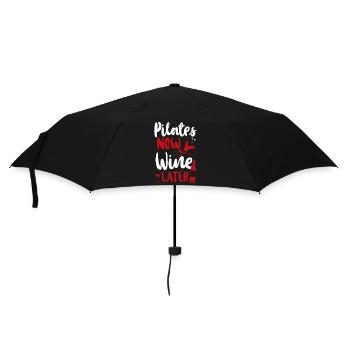 Instructeur de Pilates Professeur de vin - Parapluie standard - noir - Devant