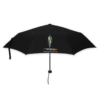 Hot days melt away - Umbrella (small) - black - Front