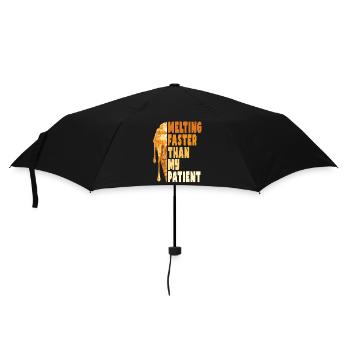 Melt faster than my patience - Umbrella (small) - black - Front