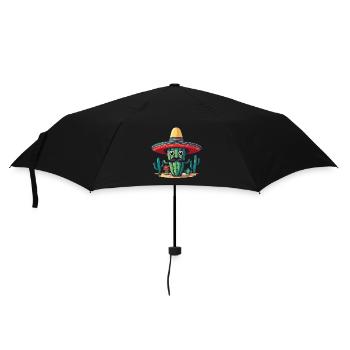 Cactus Fiesta Cactus avec Sombrero Cinco de Mayo - Parapluie standard - noir - Devant