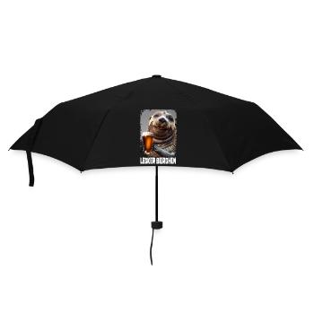 Delicious Beer Sea Lion - Umbrella (small) - black - Front