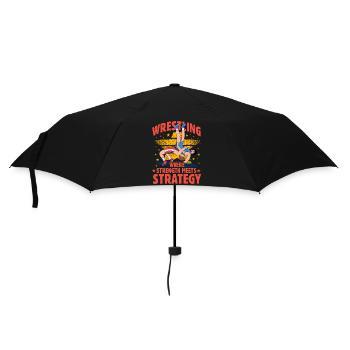 La lutte où la force rencontre la stratégie - Parapluie standard - noir - Devant