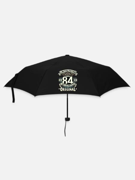 40 Geburtstag 1984 Vintage Limited Edition - Regenschirm (klein) - Schwarz