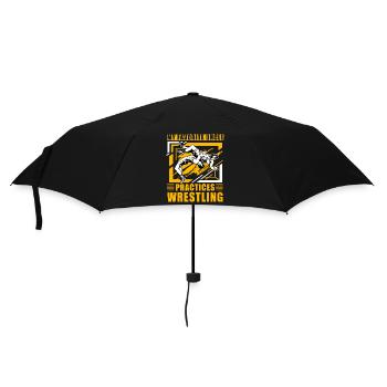 Mon oncle préféré pratique la lutte - Parapluie standard - noir - Devant