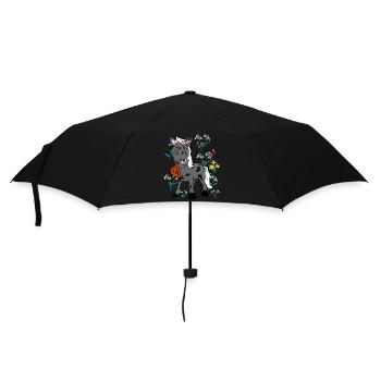 Horse Horses Spring Pony Gaul Ross Rider - Umbrella (small) - black - Front