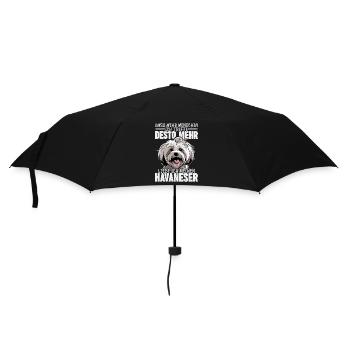 Est-ce que j’aime mon chien bichon havanais maîtresse chien maman - Parapluie standard - noir - Devant