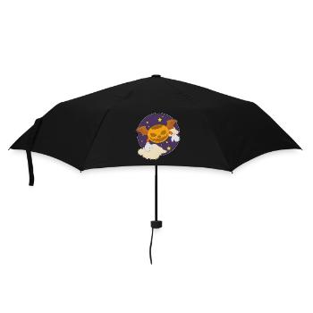 Bat Halloween Night - Umbrella (small) - black - Front