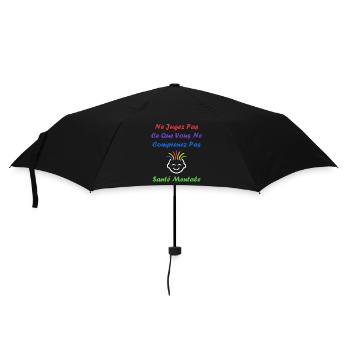 sensibilisation santé mentale - Parapluie standard - noir - Devant