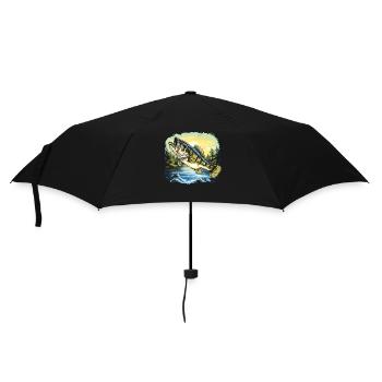 Poisson bar - Parapluie standard - noir - Devant