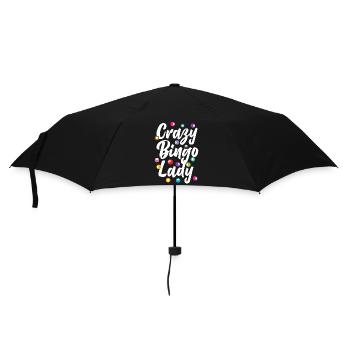 Joueur de bingo Crazy Bingo Lady - Parapluie standard - noir - Devant
