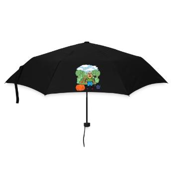 Jardinier Arachide Légumes Citrouille Octobre - Parapluie standard - noir - Devant