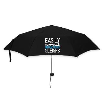 Traîneau Chiens de traîneau - Parapluie standard - noir - Devant