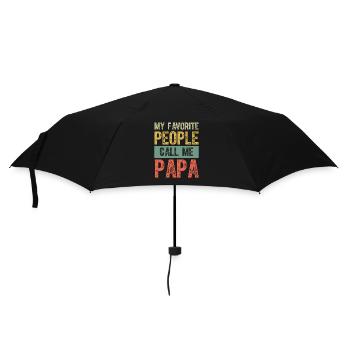 Mes personnes préférées m’appellent Papa Vintage Funny - Parapluie standard - noir - Devant