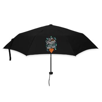 Crystal Healing Crytal Crystals and Stones - Umbrella (small) - black - Front