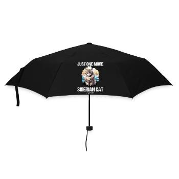 Siberian Cat Sibirische Katze - Umbrella (small) - black - Front
