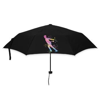 Figure Skater Ice Skating Figure Skating - Umbrella (small) - black - Front