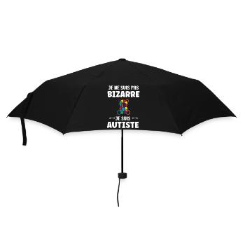 Je ne suis pas bizarre je suis autiste - Parapluie standard - noir - Devant