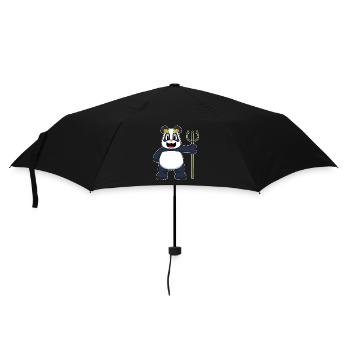 Panda Halloween Diable - Parapluie standard - noir - Devant