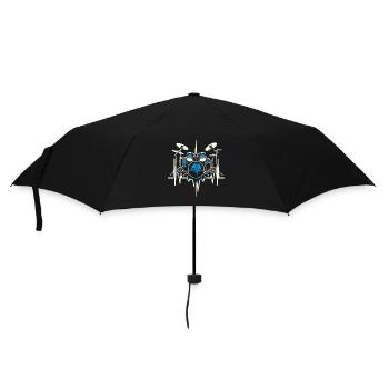 Cadeau Pour Batteur Battement De Coeur Batterie - Parapluie standard - noir - Devant