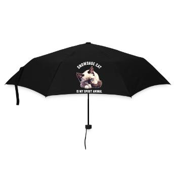 Chaton raquette Chat raquette - Parapluie standard - noir - Devant