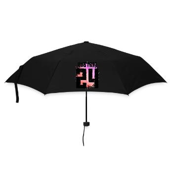 Maillot Austria 24 2024 Autriche colorée - Parapluie standard - noir - Devant