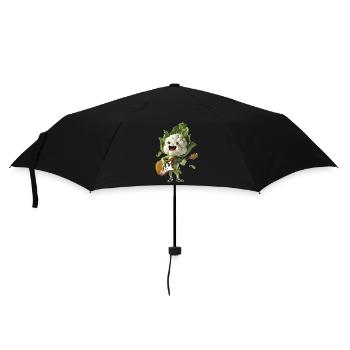Blumenkohl Gitarre - Regenschirm (klein) - Schwarz - Vorne