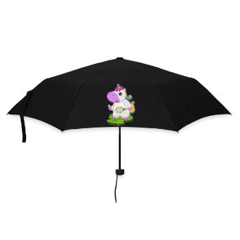 Unicorn Tennis Tennis Racket Sports - Umbrella (small) - black - Front