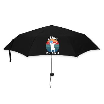 BÄÄM - 9. Geburtstag für DAB-Tanz Fans - Regenschirm (klein) - Schwarz - Vorne