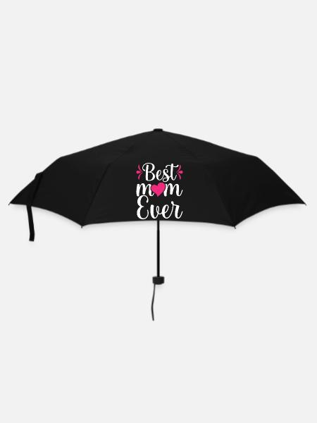 Die beste Mutter aller Zeiten - Regenschirm (klein) - Schwarz