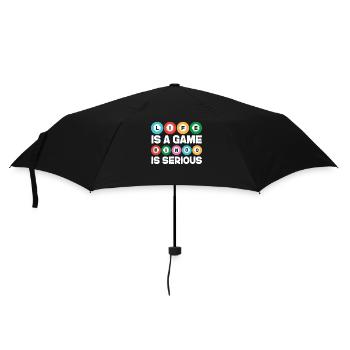 Bingo Player Life Is A Game Bingo - Regenschirm (klein) - Schwarz - Vorne