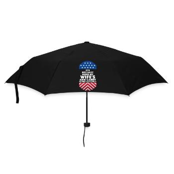 ES IST NICHT EINFACH, DAS ARMBONBON MEINER FRAU ZU SEIN - Regenschirm (klein) - Schwarz - Vorne