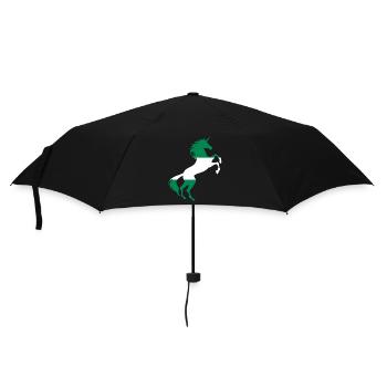 Unicorn Nigeria Flag Shirt Magical Unicorn Nigeria - Umbrella (small) - black - Front