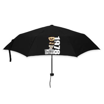 Limited Edition 1978 Bear Bears Birthday 1978 - Umbrella (small) - black - Front