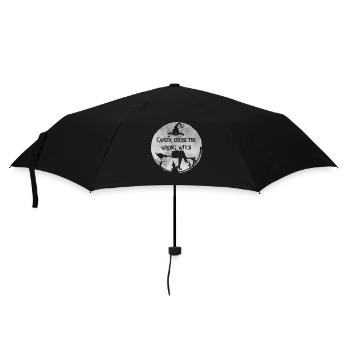 Cancer, Witch, Gray Brain, Cancer - Umbrella (small) - black - Front