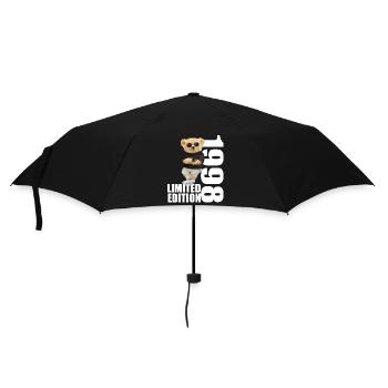 Édition limitée 1998 Ours ours anniversaire 1998 - Parapluie standard - noir - Devant