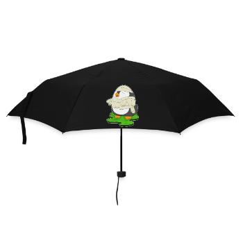Penguin Halloween Mummy - Umbrella (small) - black - Front