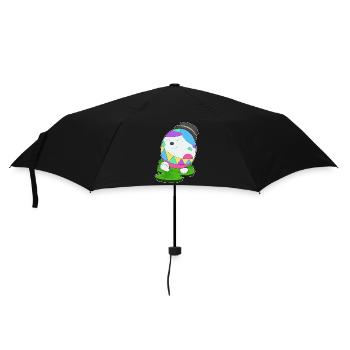 Cylindre d’oeuf de Pâques - Parapluie standard - noir - Devant