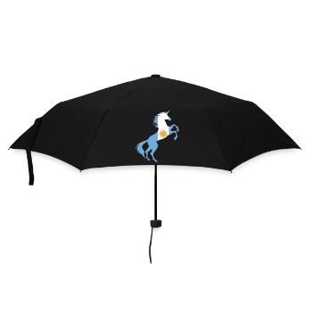 Licorne Drapeau Argentine T-Shirt Licorne magique Jeu de mots - Parapluie standard - noir - Devant