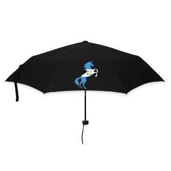 Unicorn Guatemala Flag TShirt Magical Unicorn Pun - Umbrella (small) - black - Front