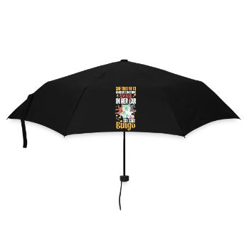 Bingo Player Ironic Sarcastic She - Regenschirm (klein) - Schwarz - Vorne